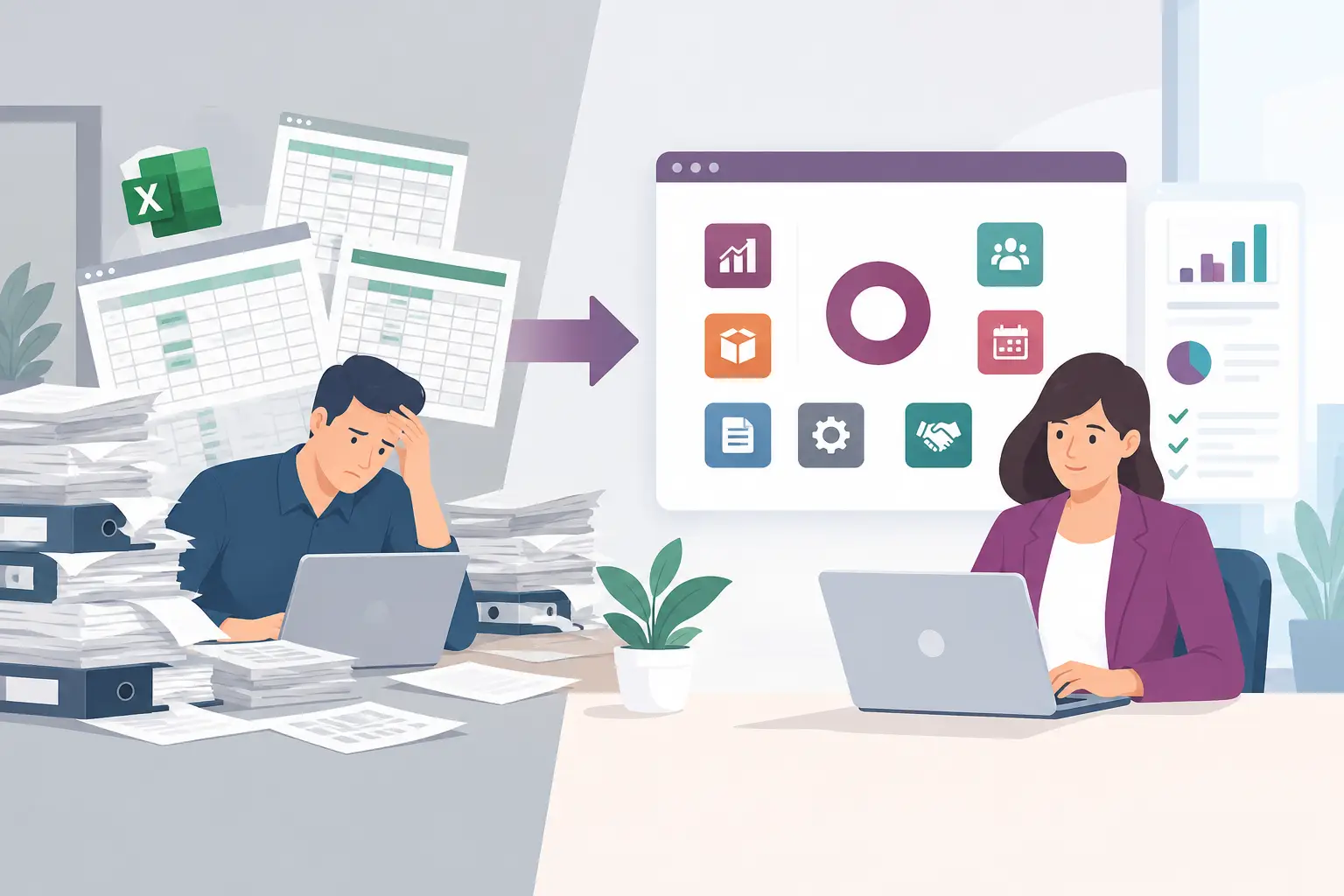 Odoo im Mittelstand: Ein System statt Excel-Chaos