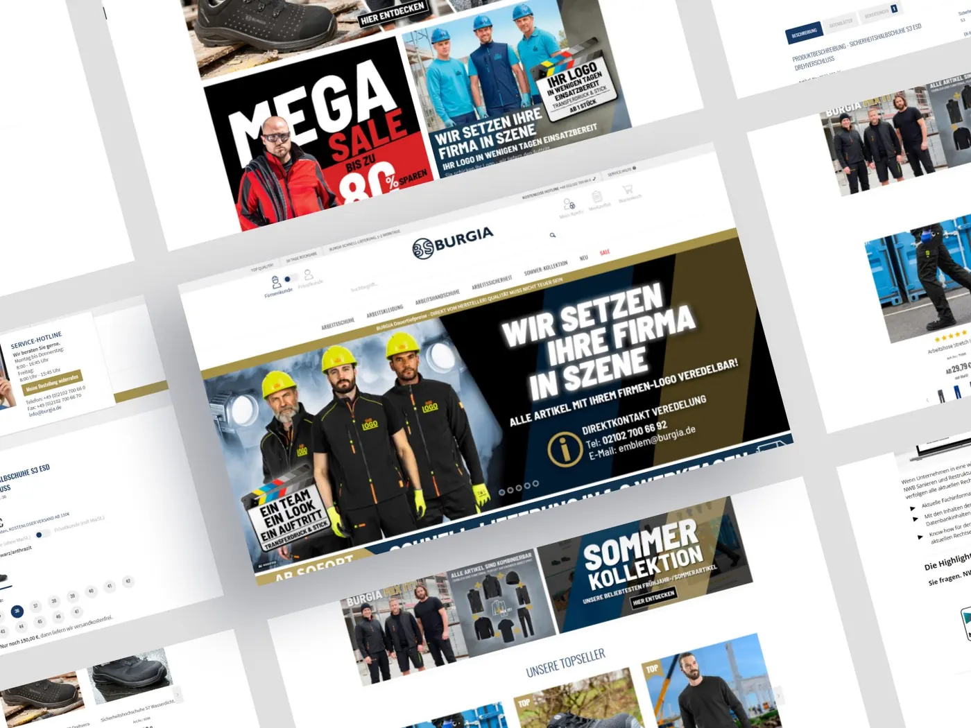 Burgia Sauerland – Shopware-6-Shopbetreuung