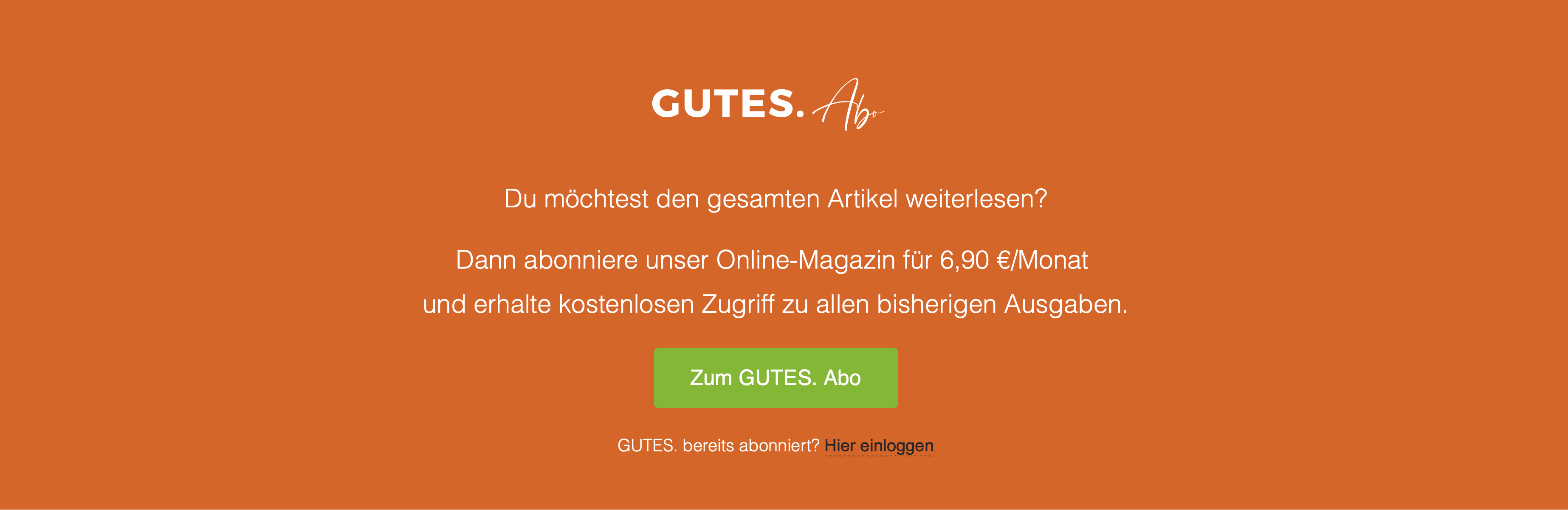 Gutes aus Vorpommern - bezahlter Content
