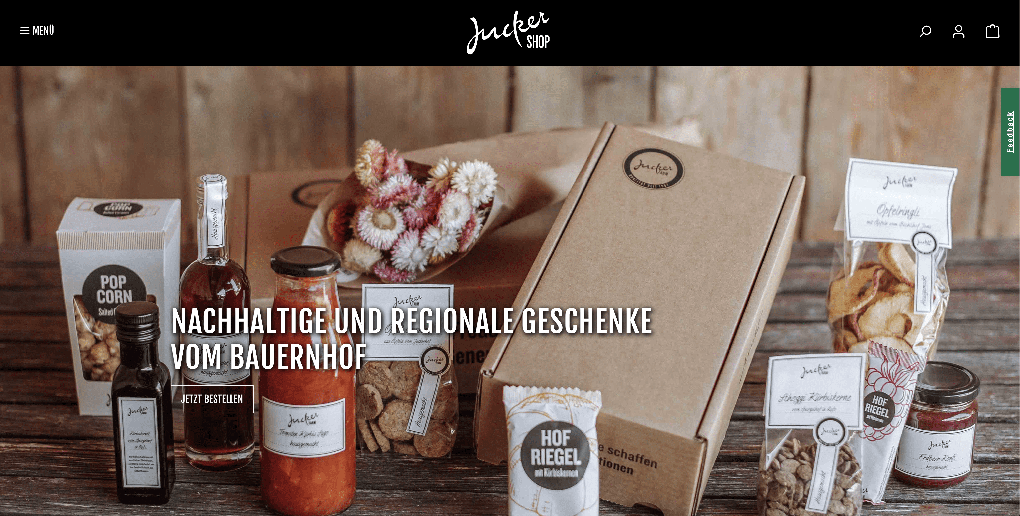 Juckerfarm Startseite Onlineshop