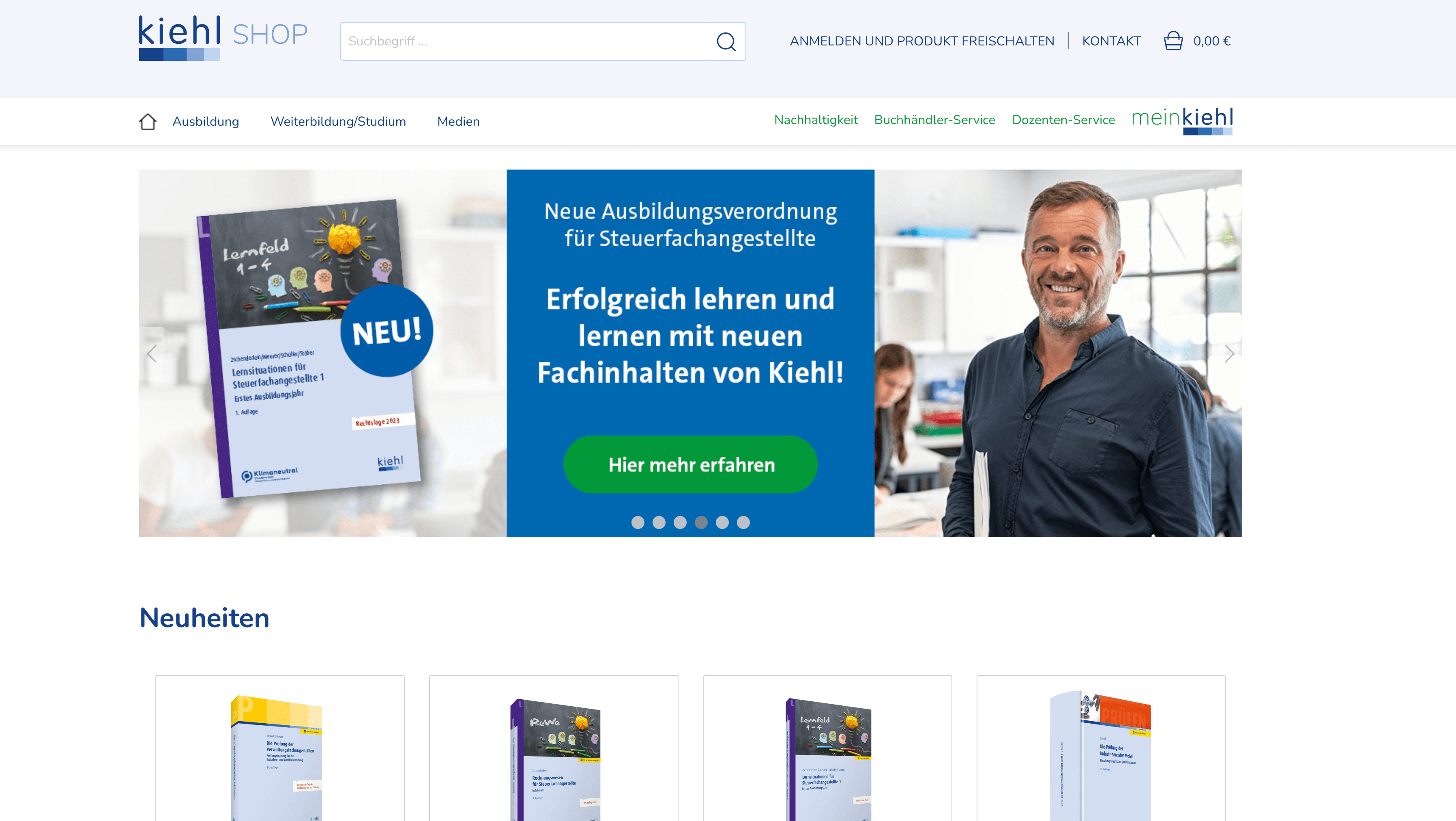 Kiehl Onlineshop Design