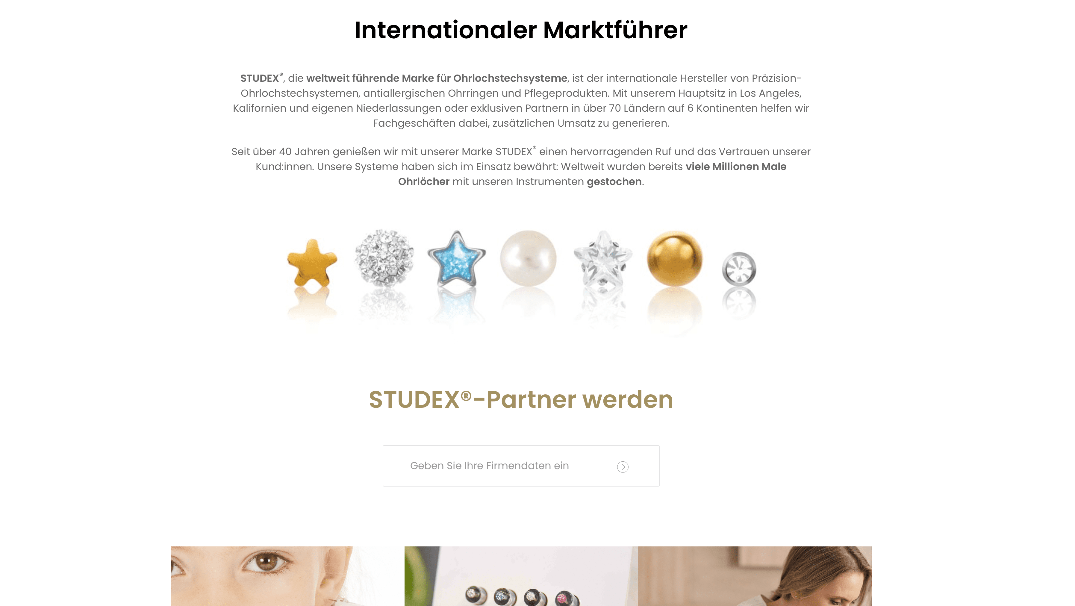 Studex B2B-Website