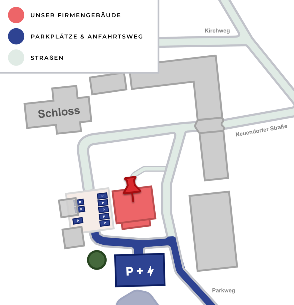 Lageplan/ Anfahrtsplan Inter Medien Networks in Greifswald